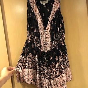 Black and pink romper!